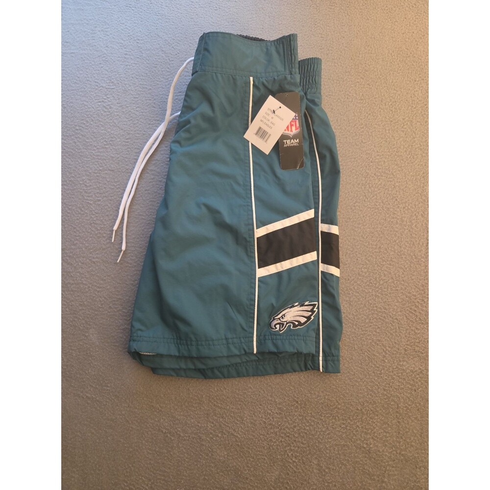 Philadelphia Eagles Shorts Men’ Medium Green NFL Team Apparel Swim Trunks NWT